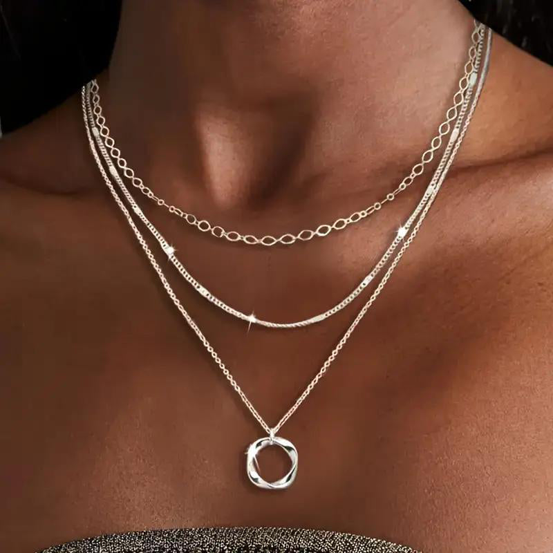 Vintage Bohemiskt Hänge Halsband