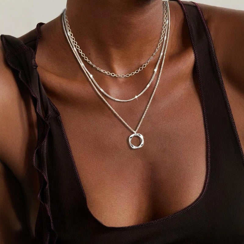 Vintage Bohemiskt Hänge Halsband