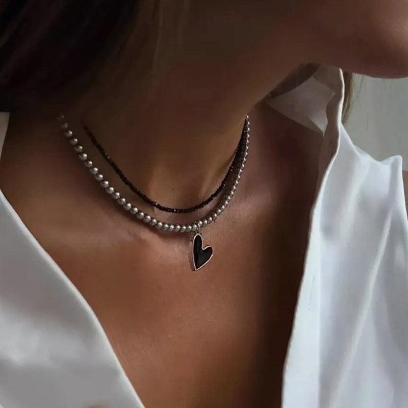 Vintage Pärlhängande Halsband
