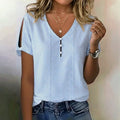 Avslappnad Randig Blus