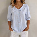 Avslappnad Randig Blus