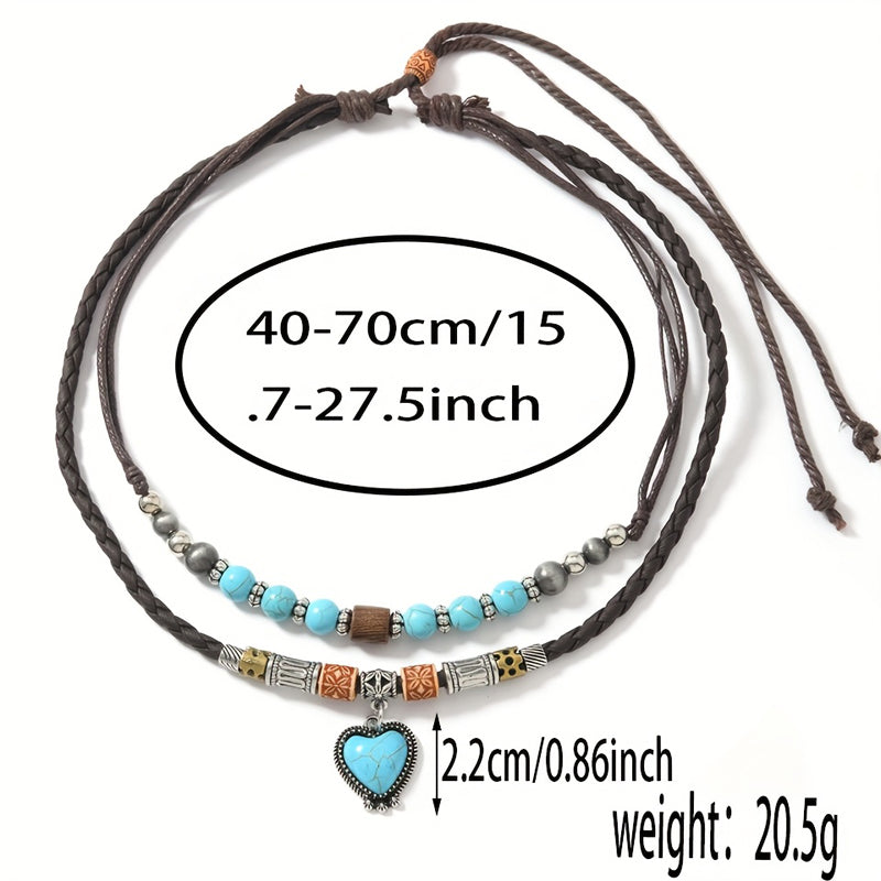 Vintage Bohemiskt Hänge Halsband