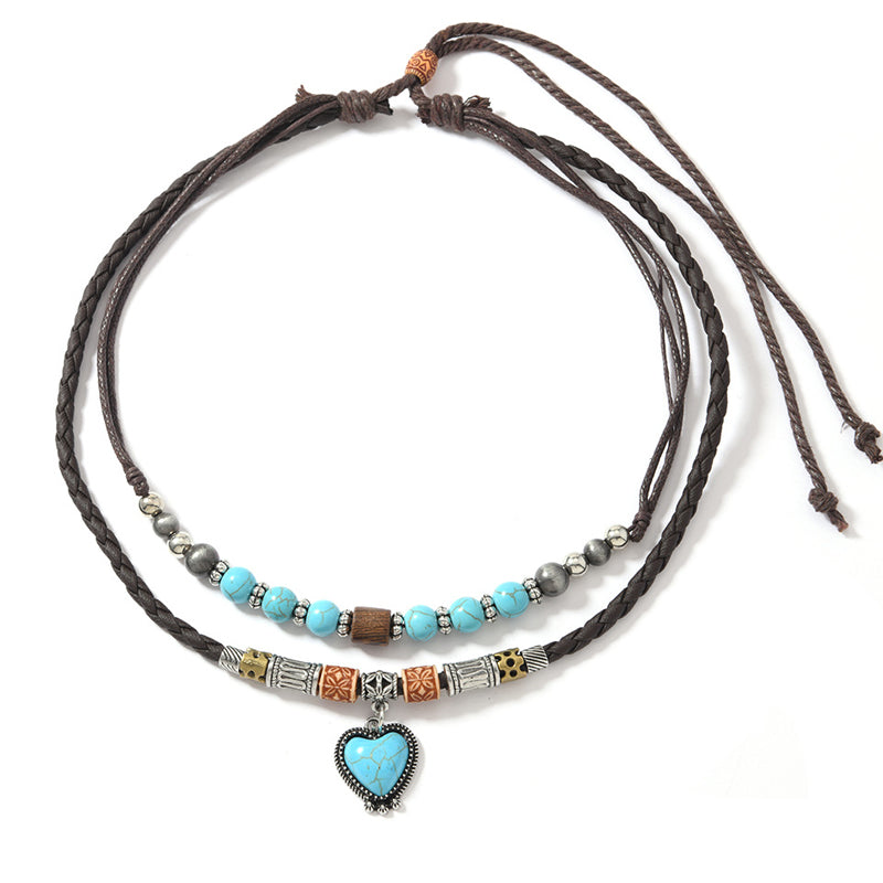 Vintage Bohemiskt Hänge Halsband