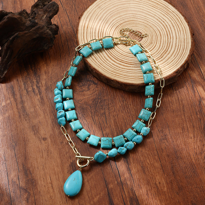 Vintage Bohemiskt Hänge Halsband