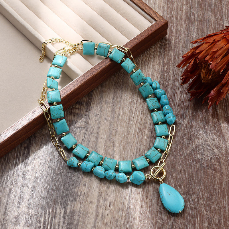 Vintage Bohemiskt Hänge Halsband