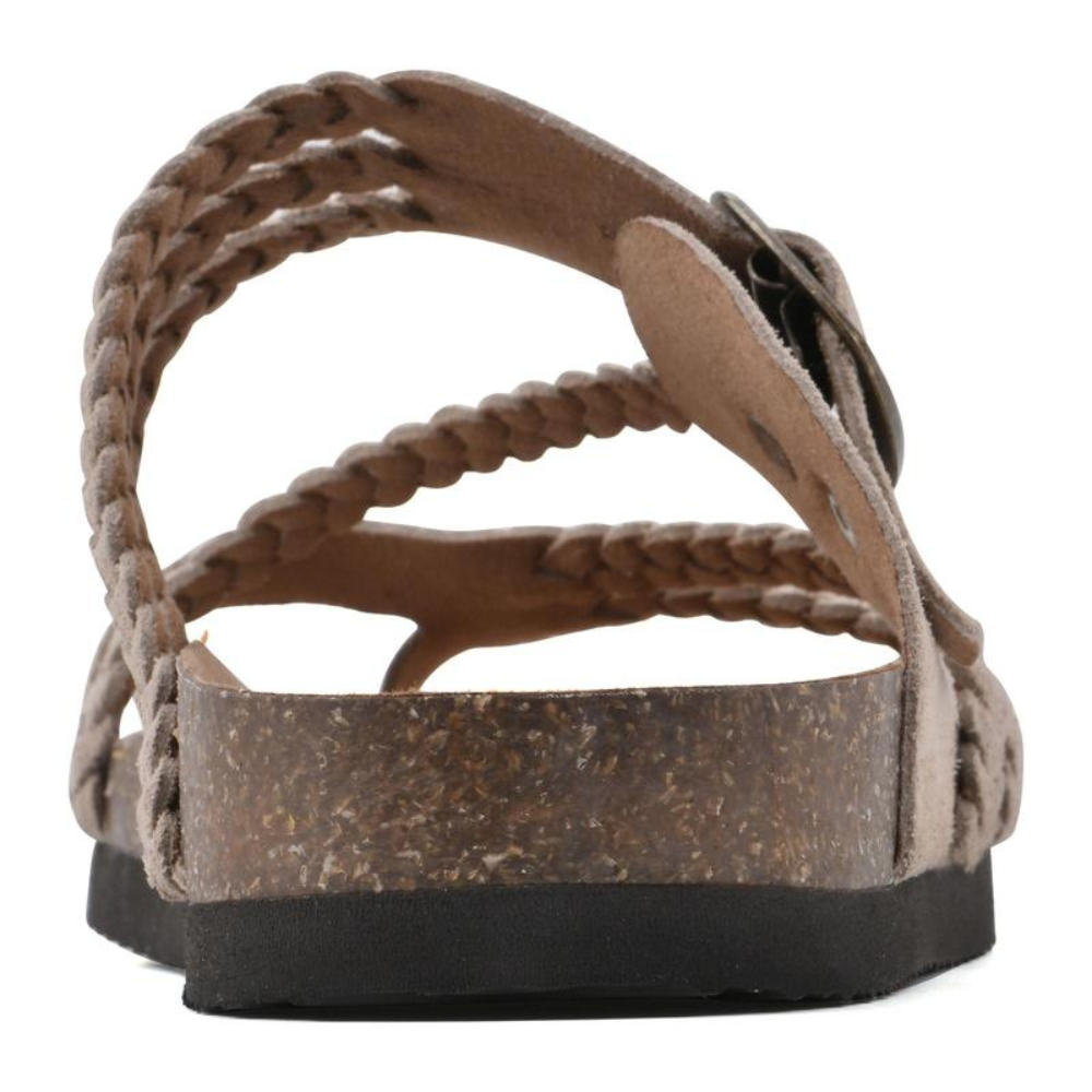 Sandaler av flätad kork