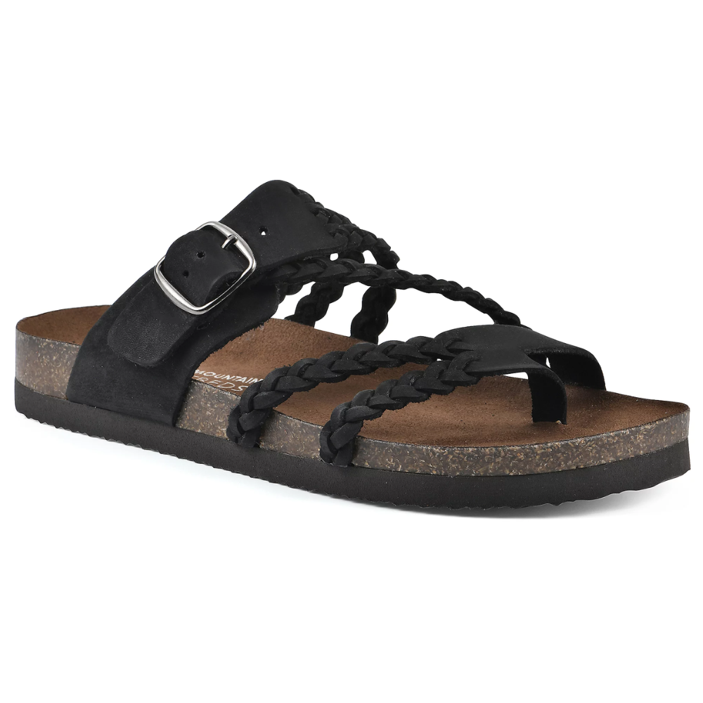Sandaler av flätad kork
