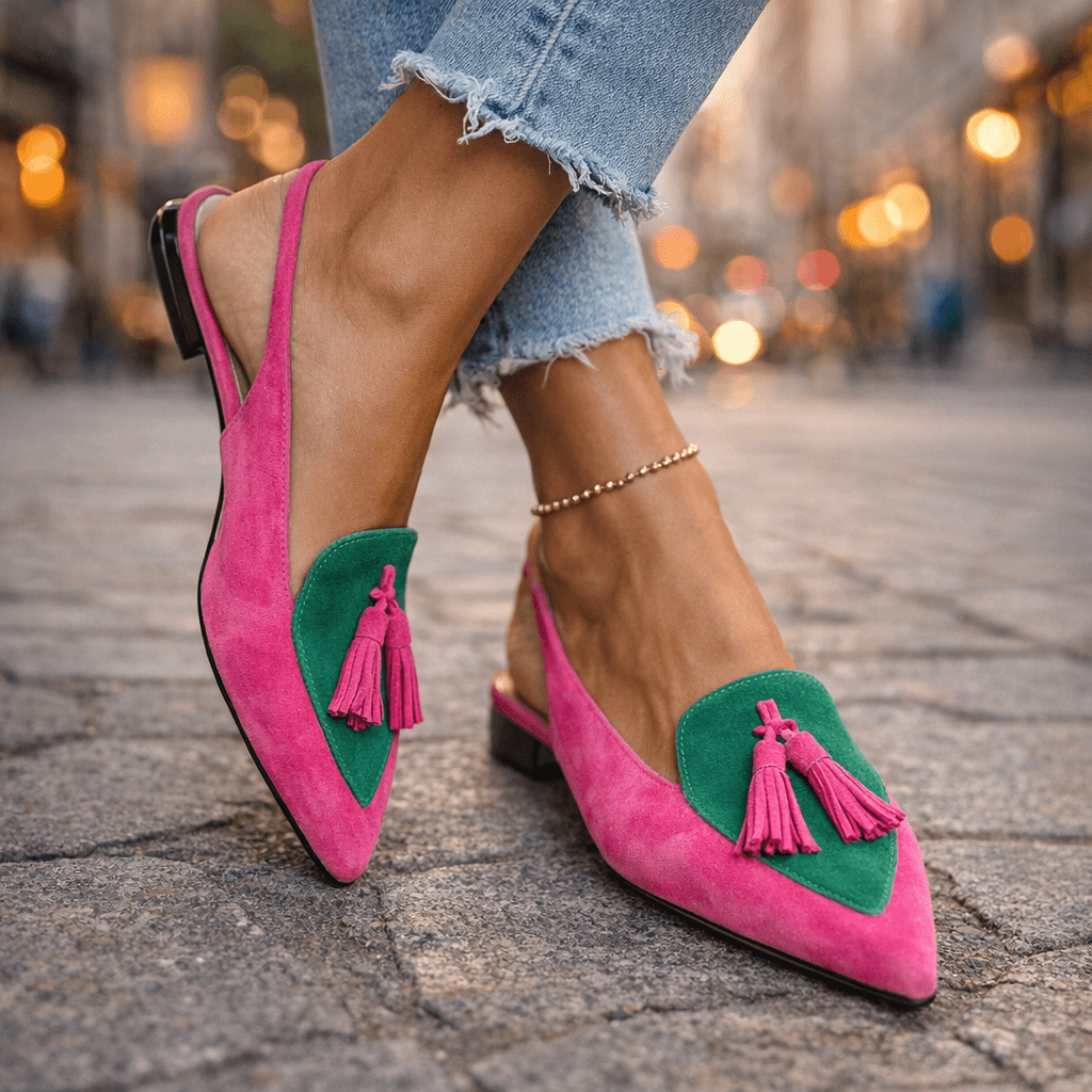 Élodie | Eleganta Sandaler med Tofsar