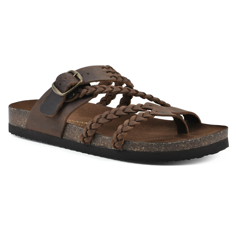 Sandaler av flätad kork