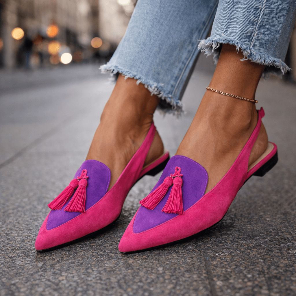 Élodie | Eleganta Sandaler med Tofsar