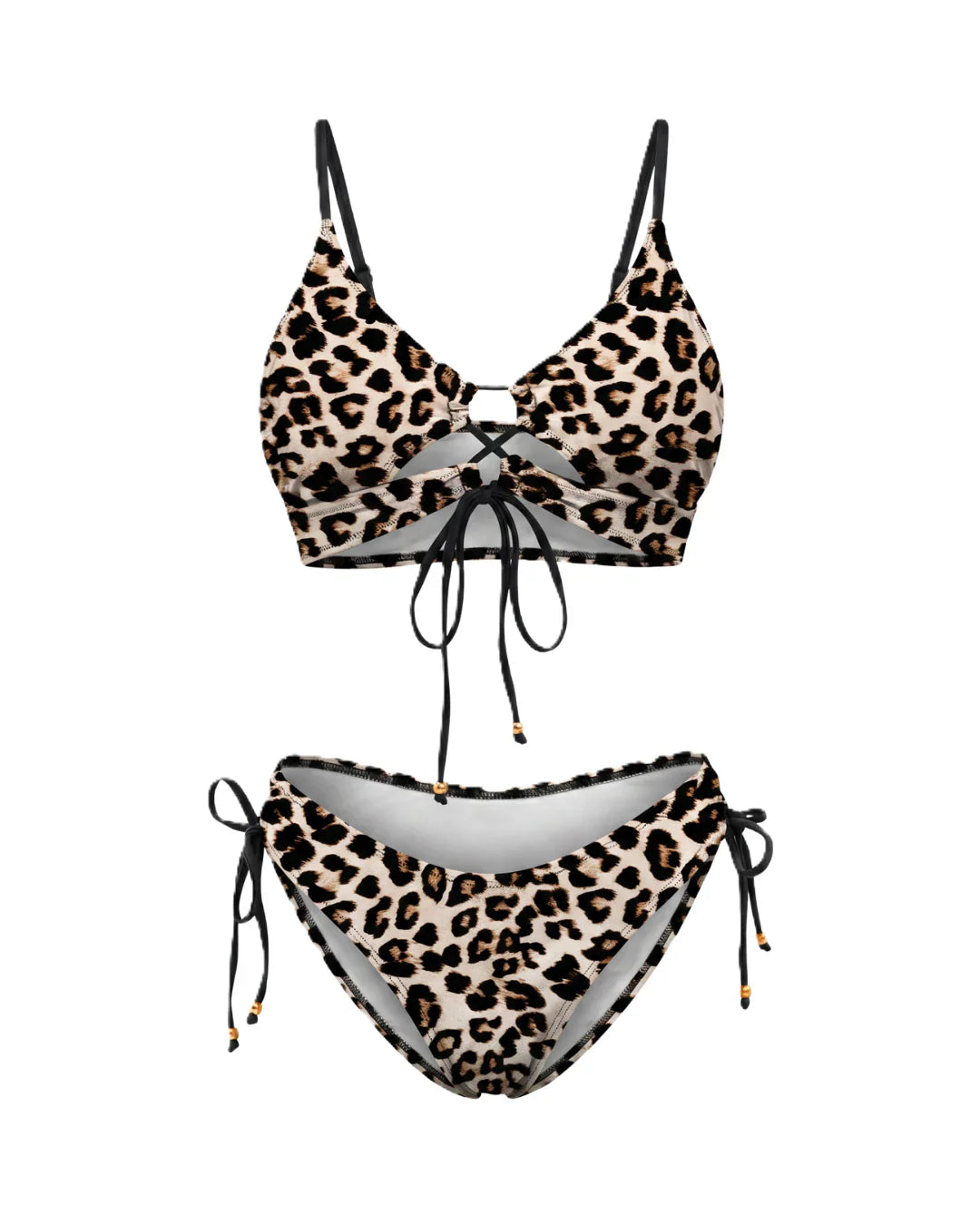 Bikini med leopardmönster