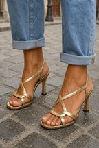 Cassie | Sandaler med klack Golden Summer Charm
