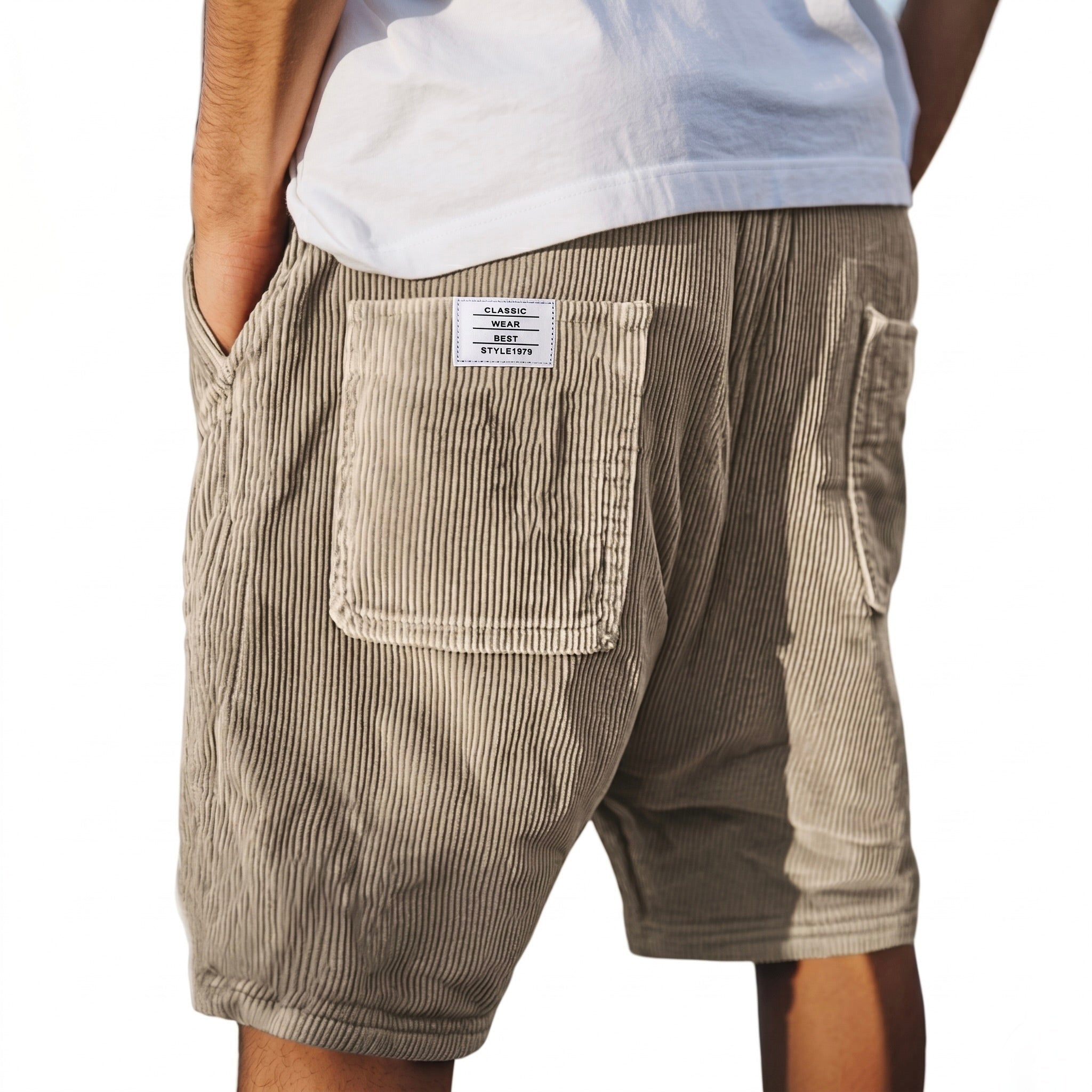 Víctor | Eleganta shorts i sammet