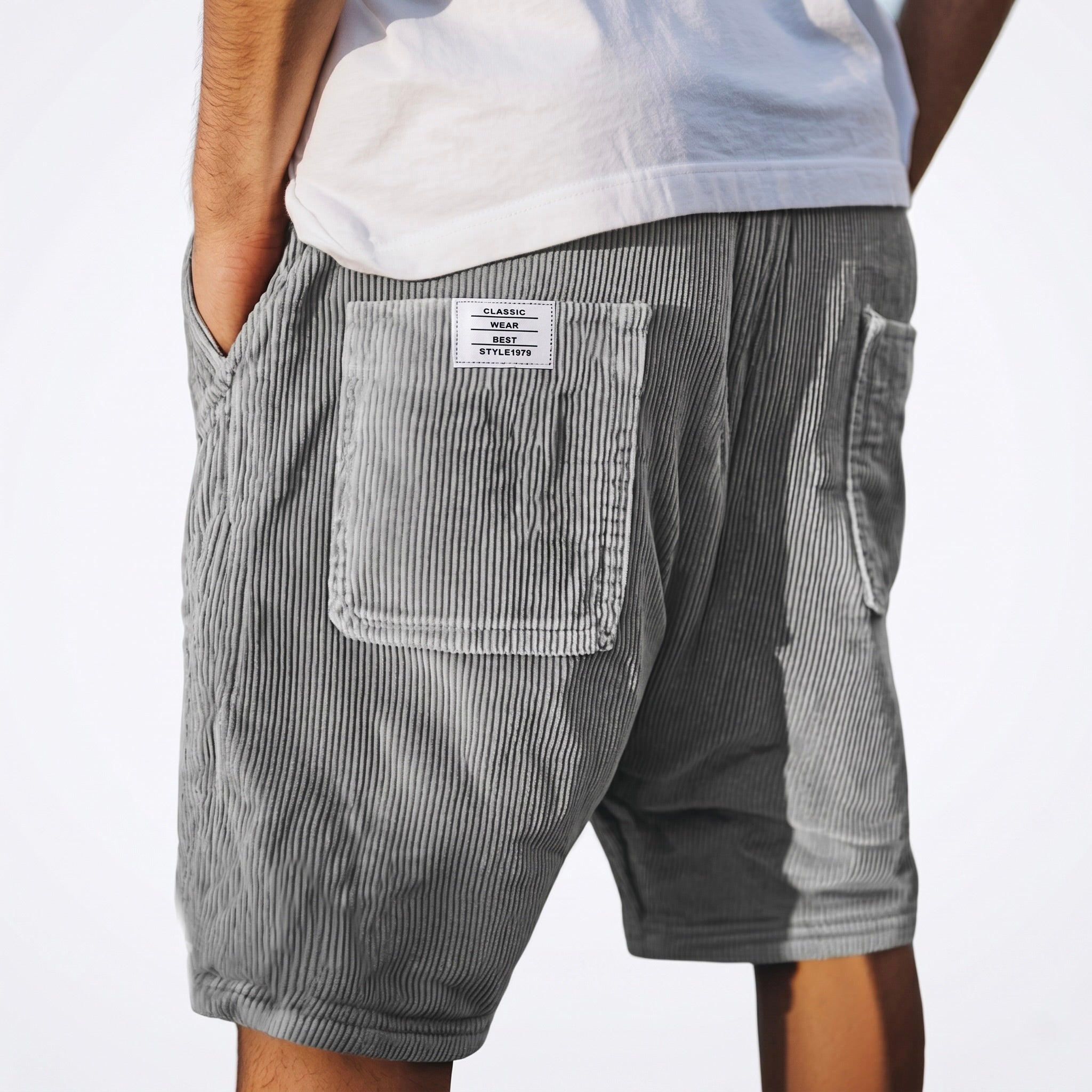 Víctor | Eleganta shorts i sammet
