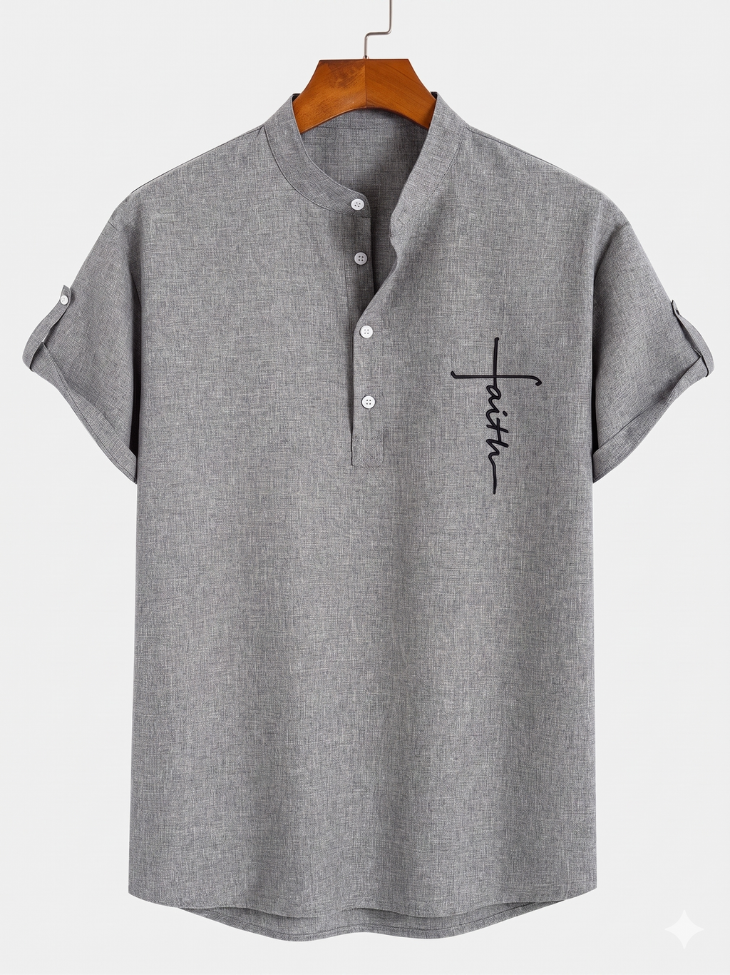 Mark™ | Elegant kortärmad skjorta med polokrage