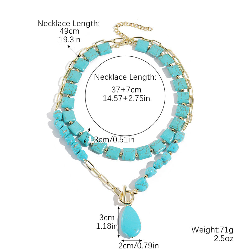 Vintage Bohemiskt Hänge Halsband