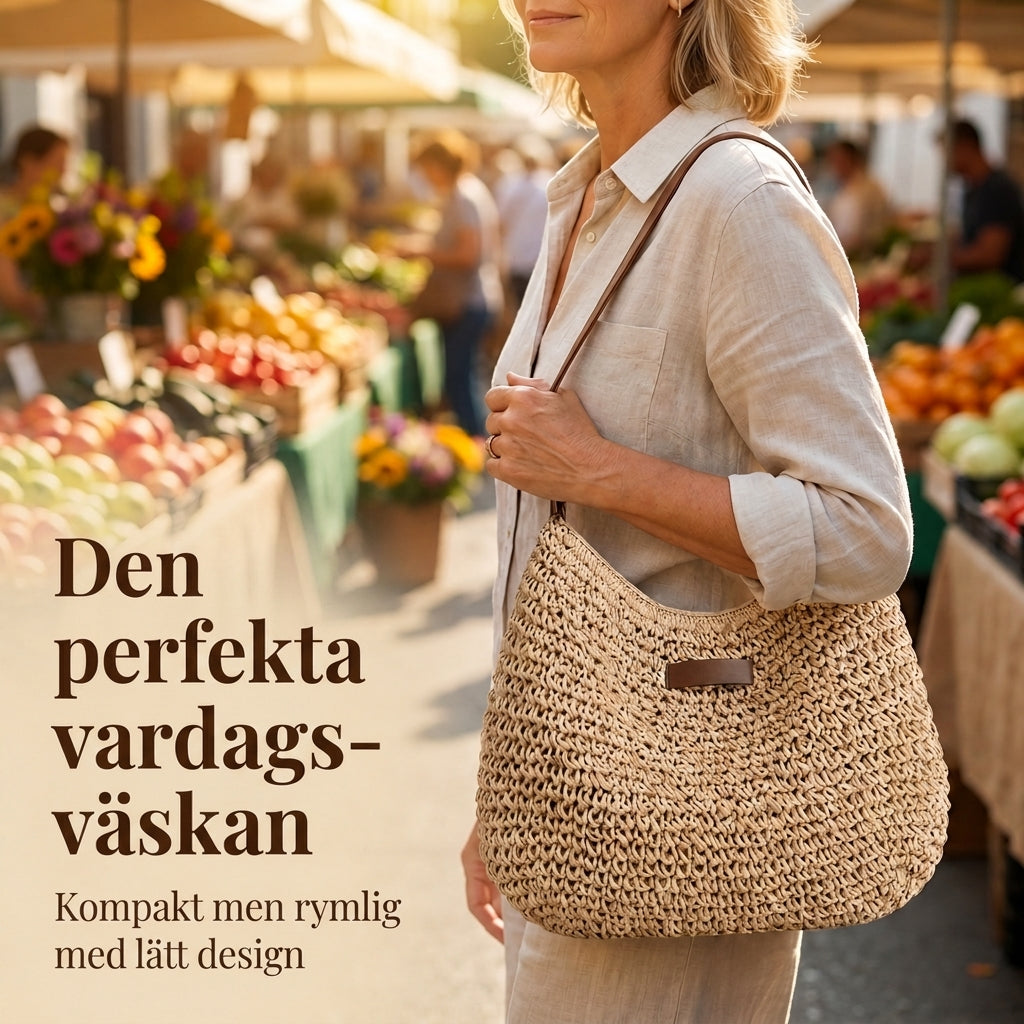 Simona | Elegant Flätad Väska